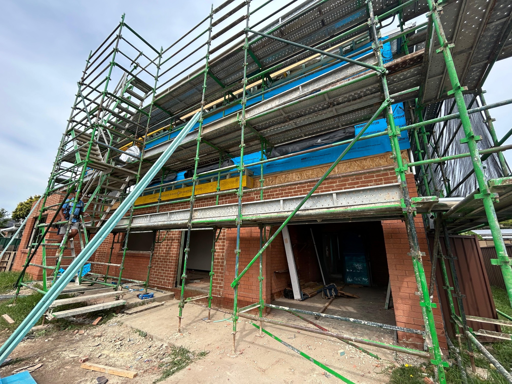 Residential construction site